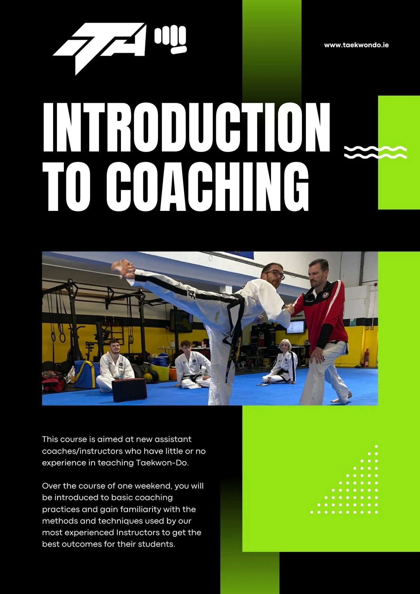 Intro to Coaching ITF Taekwon-Do