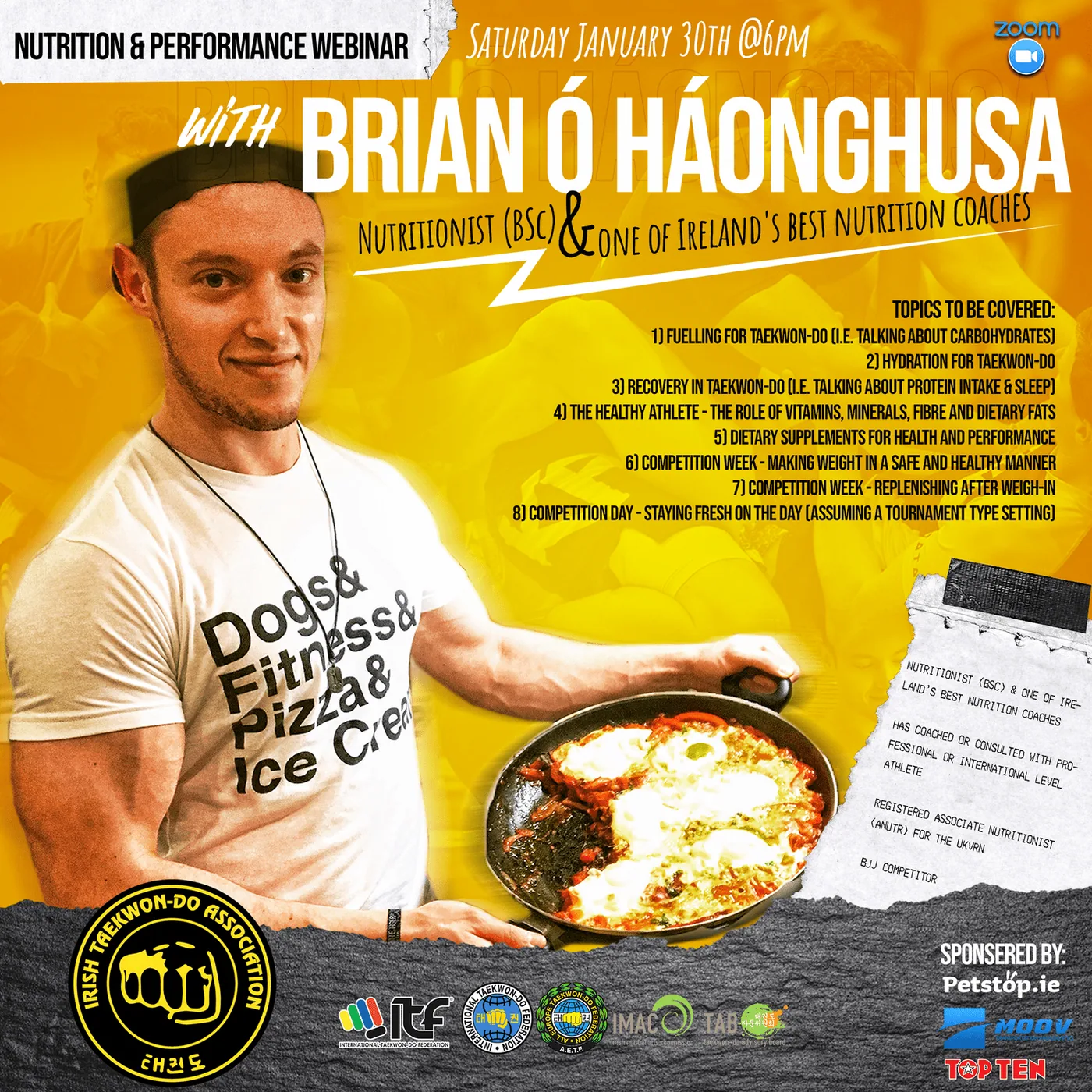 Nutrition &amp; Performance Webinar with Brian Ó hÁonghusa