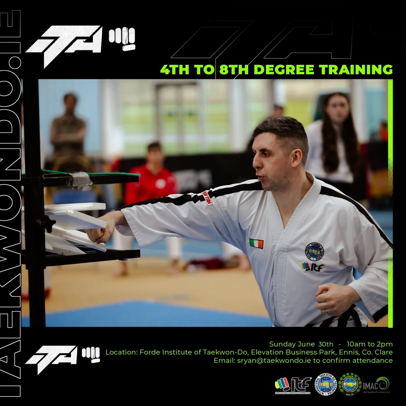 4th to 8th Degree Training