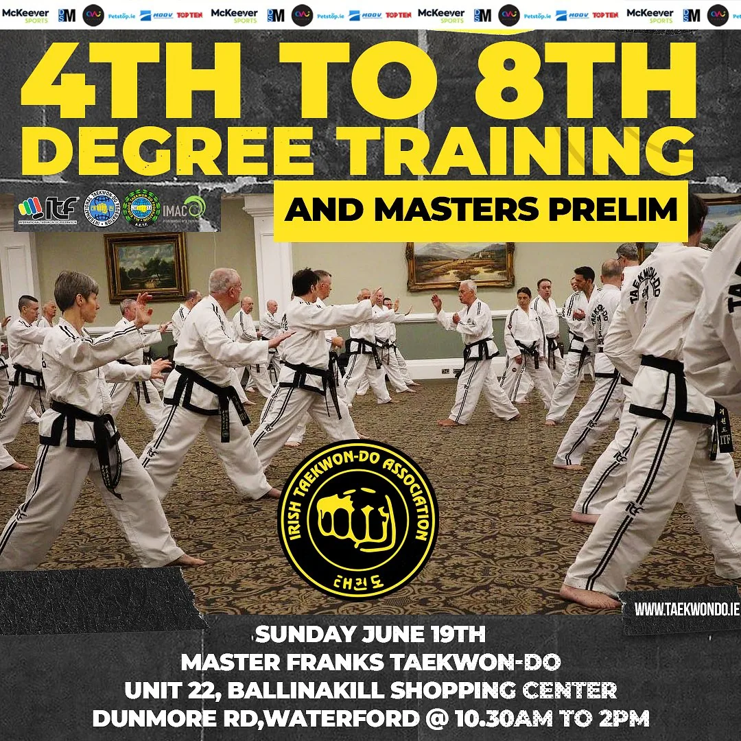 4th to 8th Degree Training &amp; Master Prelim